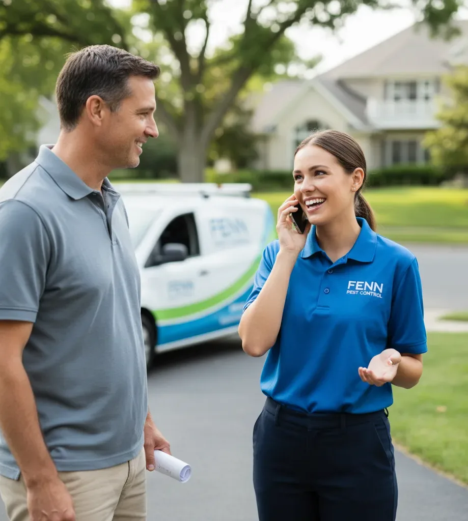 Fenn Pest Control customer support in Huntington